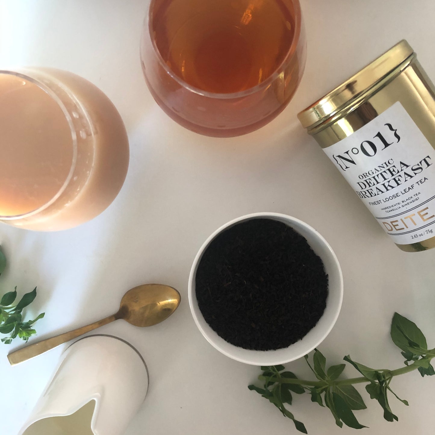 {No.01} Organic Deitea Breakfast Tea Caddy