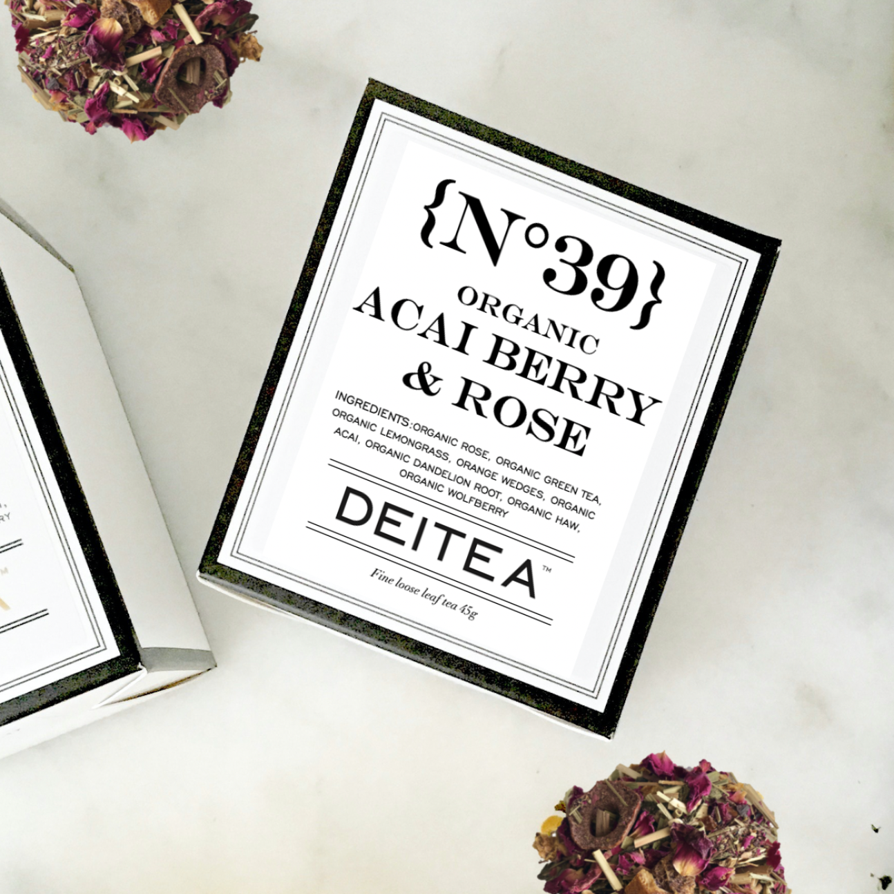 Organic Acai Berry and Rose Green Tea