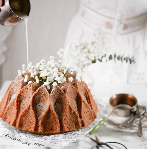 The Earl grey bundt cake that's dairy free & refined sugar free 🌱