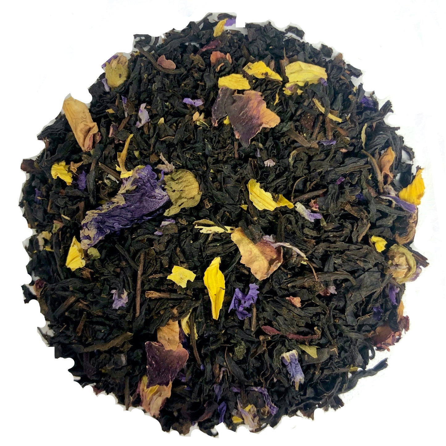Loose leaf floral black tea with rose petals – French Earl Grey style

