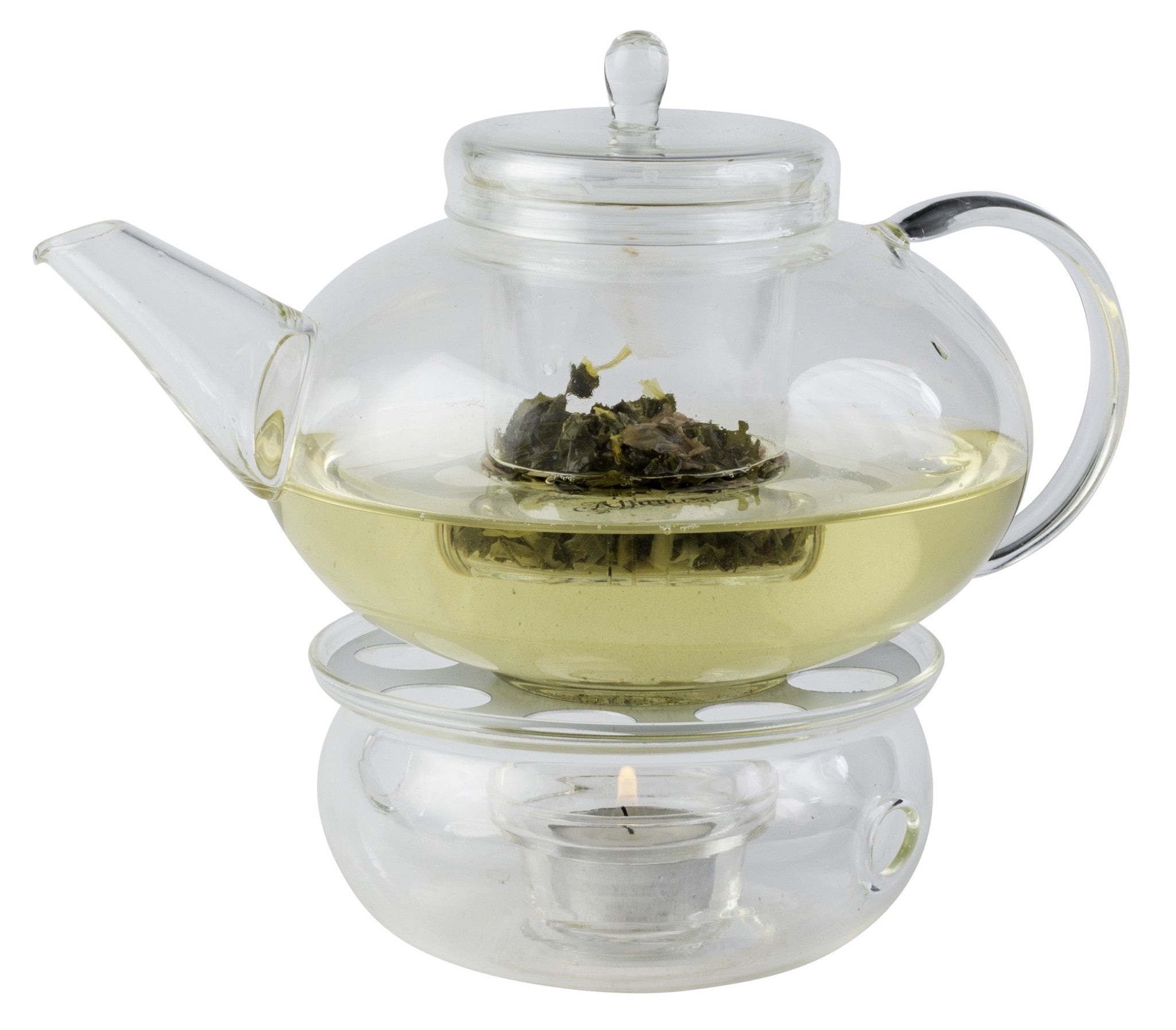 Glass Teapot & Teapot Warmer