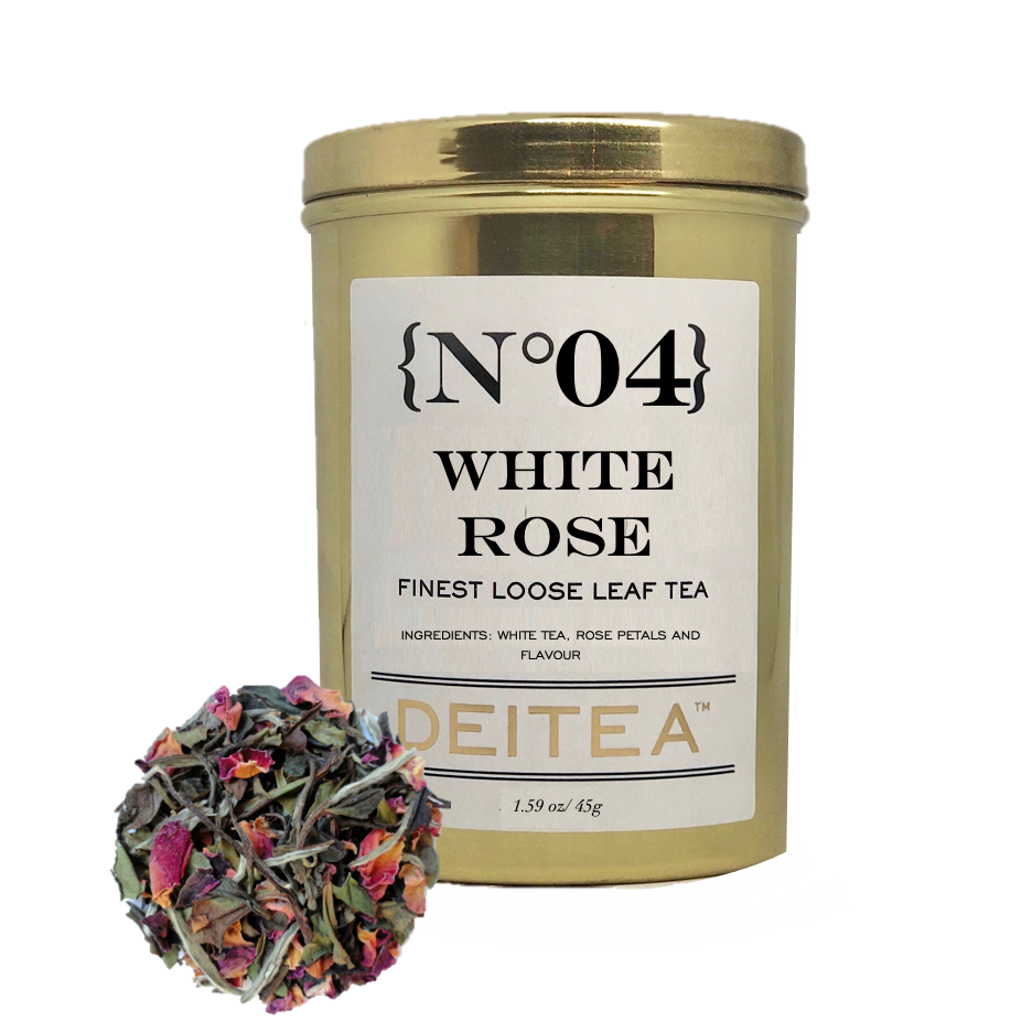 {No.04} White Rose Tea Caddy