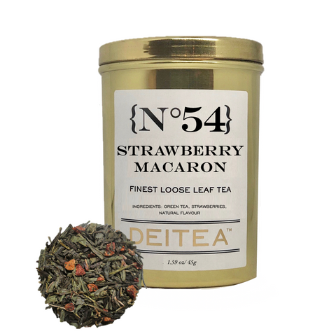 {No.54} Strawberry Macaron Tea Caddy